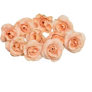 10 Set 4cm Yapay Çiçek Ipek Gül Açık Pembe (Yurt Dışından)