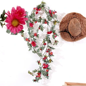 Papatya Yapay Çiçek Asma Kırmızısı (Yurt Dışından)