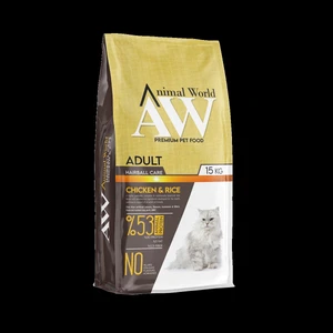 Animal World Cat Tavuklu Pirinçli Yetişkin Kedi Maması 15 kg
