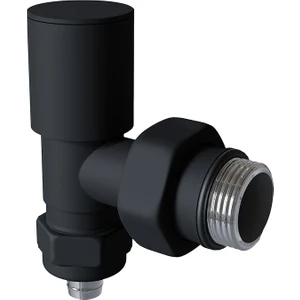 1/2"mat Siyah Pexb Köşe Radyatör / Havlupan Vanası