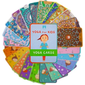 Çocuklar Için Yoga Pozları Kart Seti