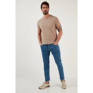 Pamuklu Normal Bel Regular Fit Düz Paça Kot Pantolon Erkek Kot Pantolon 6440301