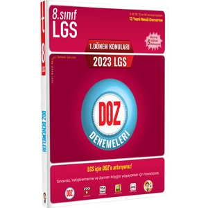 Tonguç Akademi 2023 LGS 1. Dönem Doz Denemeleri