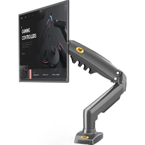 North Bayou NB F80 17"-30" Amortisörlü 2-9 kg Monitör Standı Yeni Tasarım 2023 Black Edition