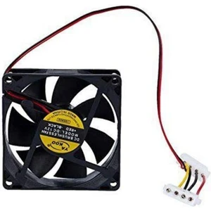 9 cm 12 Volt Fan 12 Volt 9 cm Çift Molex 12 Volt Fan 90X90X25MM 30 cm Kablo Uzunluğu 12 Volt Fan
