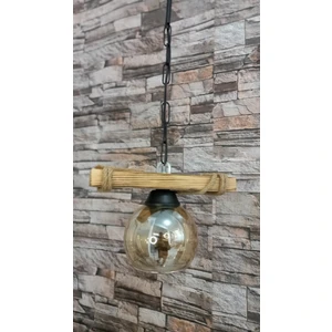 ZM Aydınlatma Camlı Rustik Avize