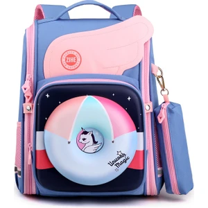 Ilkokul Öğrencileri Sırt Çantası Erkek ve Kız Moda Sevimli Küçük Sırt Çantası, Omurga Koruma Çocuk Okul Çantası Yükünü Azaltmak Için (Yurt Dışından)