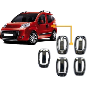 Fiat Fıorıno Kapı Kolu + Çerçeve 5 Kapı 10 Parça P.çelik 2008 ve Üzeri