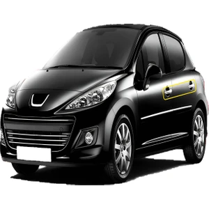 Peugeot 207 Uyumlu 2006 Ve Üzeri Krom Kapı Kolu 4 Kapı Paslanmaz Çelik