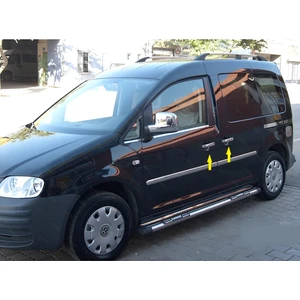 Volkswagen Caddy Uyumlu 2004-2010 Krom Kapı Kolu 4 Kapı Paslanmaz Çelik