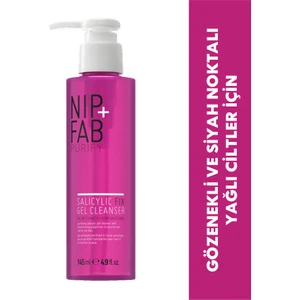 Nip Fab Salisilik Asit Fix Yağlı Ciltler Için Yüz Yıkama Jeli 145 ml