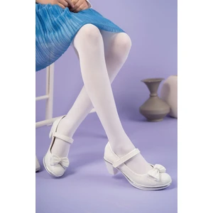 Topuklu Fiyonklu Sedef Star Kız Çocuk Ayakkabı