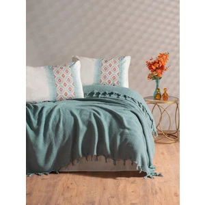 Cotton Box Jakarlı Çift Kişilik Pike Takımı Papina Mint