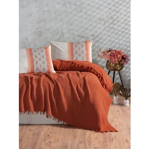 Cotton Box Jakarlı Çift Kişilik Pike Takımı Papina Tarçın