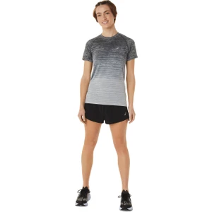 SEAMLESS SS TOP W Gri Siyah Kısa Kollu Tshirt-2012C385-020