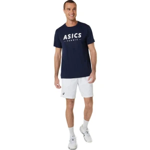 MEN COURT TENNIS GRAPHIC TEE M Lacivert Kısa Kollu Tshirt-2041A259-400