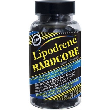 Hi Tech Lipodrene Hardcore 90 Tablet 25 mg Ephedra Dmha Fiyat