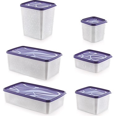 Lirazon 6'Lı Set Alaska No Frost Saklama Kabı Buzdolabı Fiyatı