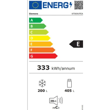 Siemens KF96NVPEA 605 LT No-Frost Gardırop Tipi Buzdolabı Fiyatı