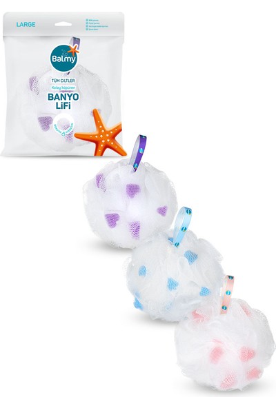 Balmy Naturel 3 lü Large Banyo Lifi