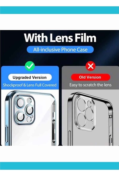 Arazon Arazon Iphone 13 Pro Max Uyumlu Kılıf Kamera Lens Korumalı Orta Logo Gösterir Magsafe Özellikli Kapak