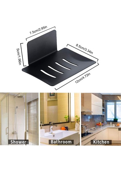 Duvar Sabun Tabağı Siyah (Yurt Dışından) indirimleri