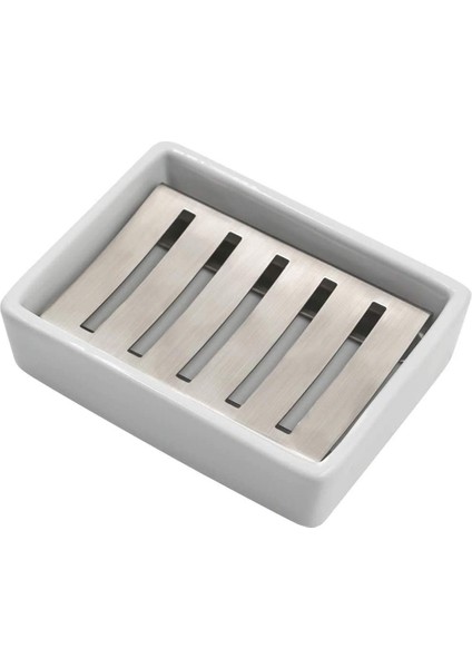 Seramik Banyo Sabun Tabağı Beyaz (Yurt Dışından)