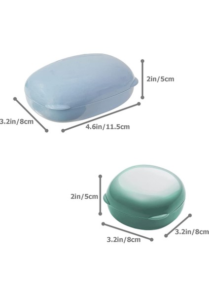 2 Sevimli Kapaklı Sabun Tabağı Yeşil (Yurt Dışından) fiyatları