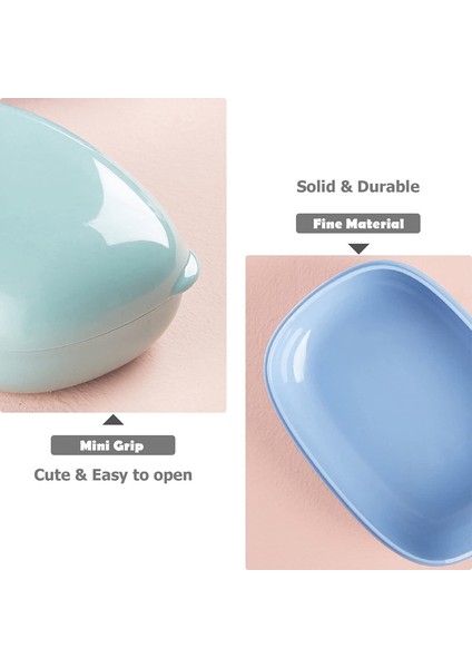 2 Sevimli Kapaklı Sabun Tabağı Yeşil (Yurt Dışından) modelleri