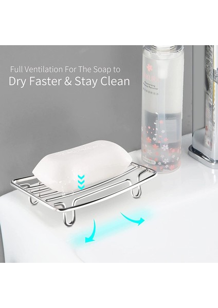 Paslanmaz Çelik Sabun Tabak Gümüş (Yurt Dışından) fırsatları