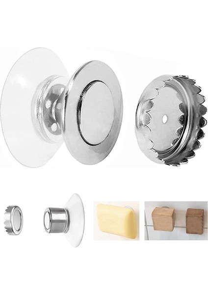 2 Parça Çift Fonksiyonlu Konik Sabun Tabağı (Yurt Dışından)