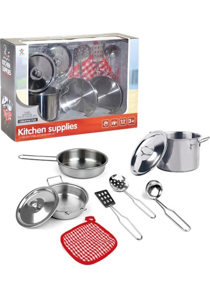 Metal Oyuncak Tencere Tava Seti