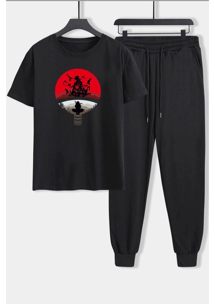 Unisex Itachi Uchiha Baskılı 2'li Eşofman Takımı