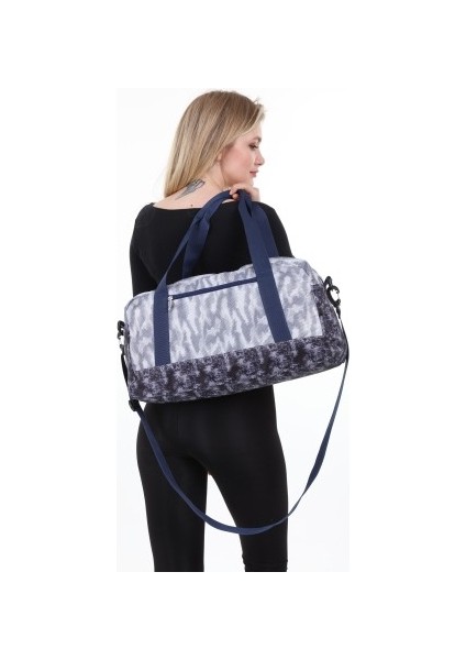 Icone Bag Kadın & Erkek Spor Çantası, Unisex Çift Desenli Spor Fitness Gym Çanta, Ayarlanabilir Omuz Askılı fırsatları