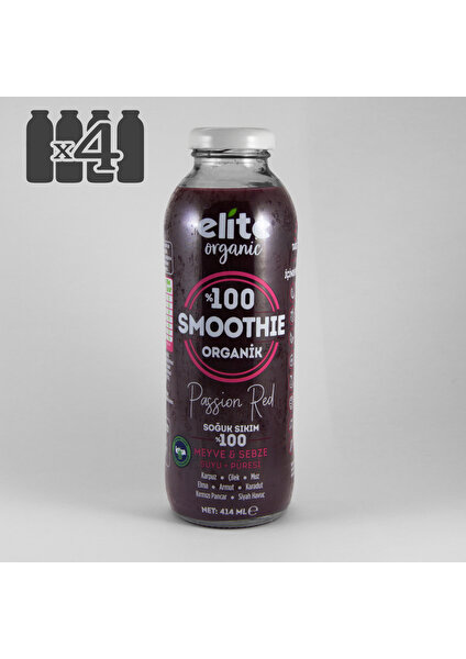 Elite Organic Smoothie Passion Red 414 ml