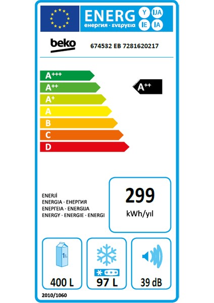 674532 Eb No Frost Buzdolabı