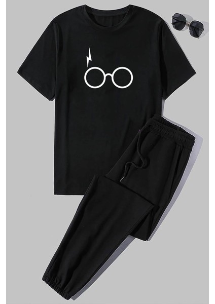Unisex Potter Baskılı 2'li Eşofman Takımı