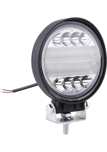 72W Yuvarlak Su Geçirmez Dc 12V-24V Off Road Lambası Tekne Iş Makinası Jck-08-Combo