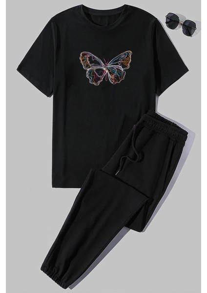 Unisex Butterfly 2'li Eşofman Takımı