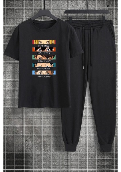 Unisex Cosplay Haikyuu Baskılı 2'li Eşofman Takımı