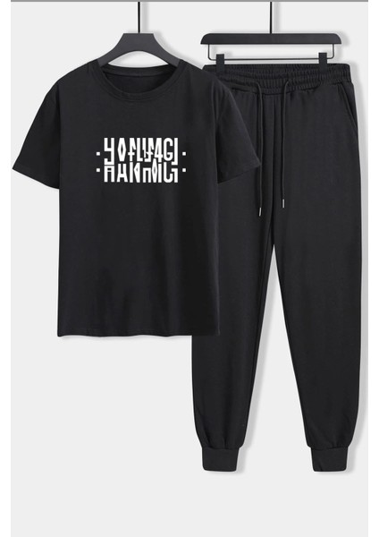 Unisex Hanımcı Baskılı 2'li Eşofman Takımı