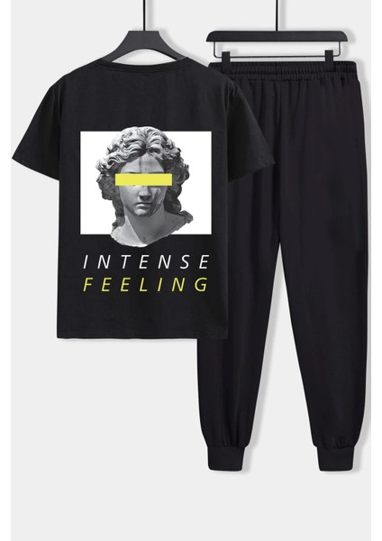 Unisex Aesthetic Baskılı 2'li Eşofman Takımı