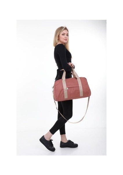 Icone Bag Unisex Spor Çantası, Paraşüt Kumaş Önü Cepli Unisex Spor Fitness Gym Çantası