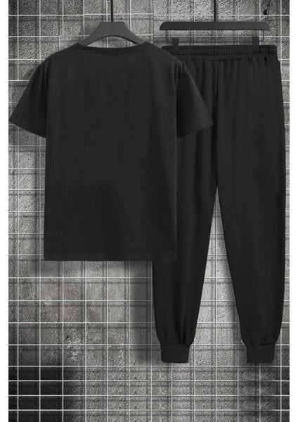 Unisex Spooky Baskılı 2'li Eşofman Takımı