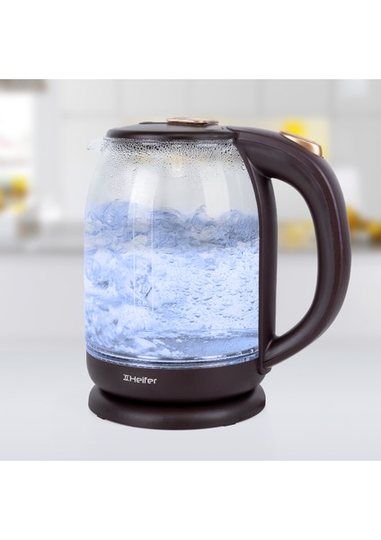 Cam Kettle - Işıklı