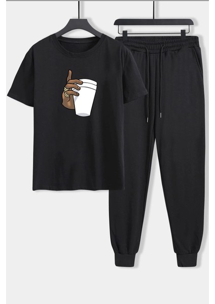 Unisex Tupac Coffee 2'li Eşofman Takımı