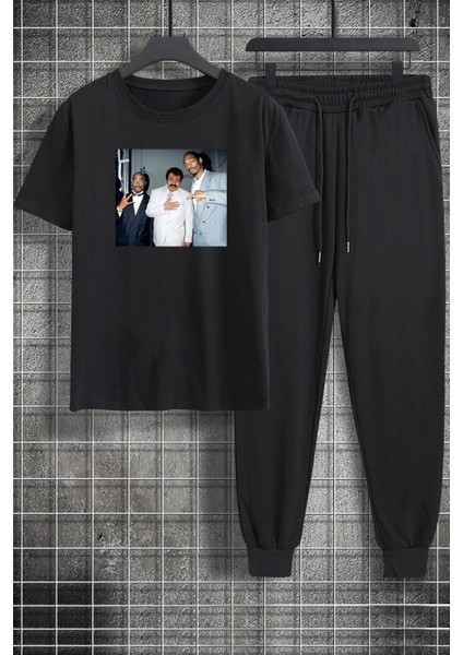 Unisex Müslüm Baba Baskılı 2'li Eşofman Takımı