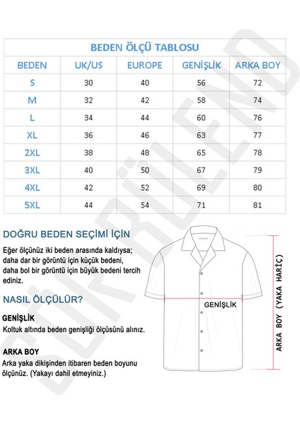 Yazlık Gömlek Hawaii Desenli