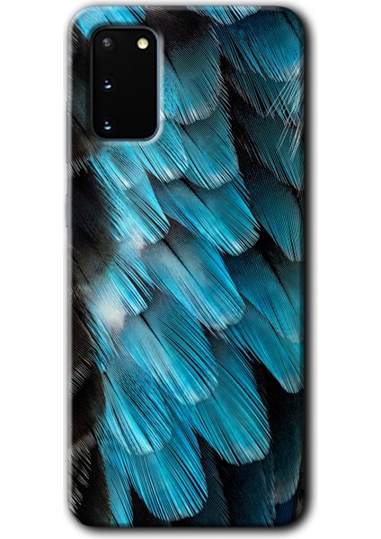 Samsung Galaxy S20 Kılıf Hd Desen Baskılı Arka Kapak - 9d Tüyler