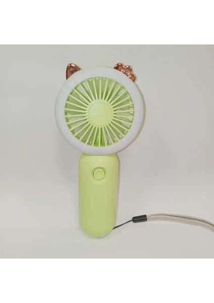 El Tipi Cep Hayranları USB Şarj Tembel Fan Masaüstü Mini Fan Taşınabilir Yurt Ev Hediyesi Öğrenci Açık Seyahat Mini Fan (Yurt Dışından)